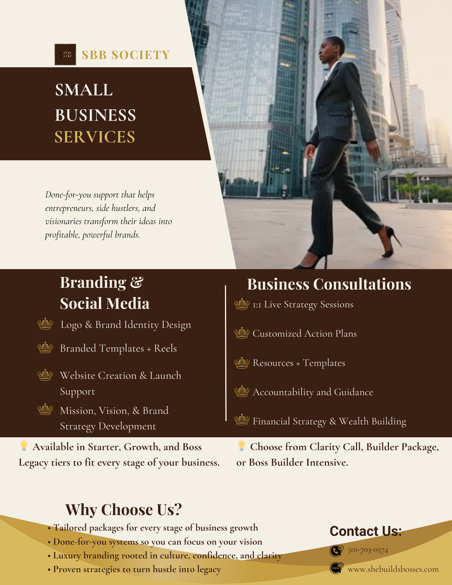 💼 Business Consultation Packages (Coaching & Strategy)